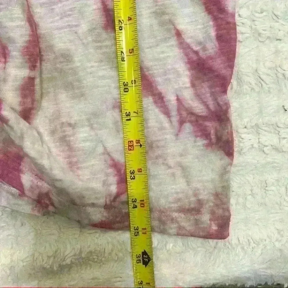 PAM&GELA RevolveTye Dye Sleeveless Ruched Dress In Roses& Taupe Sz P Boho Hippie - Picture 7 of 11